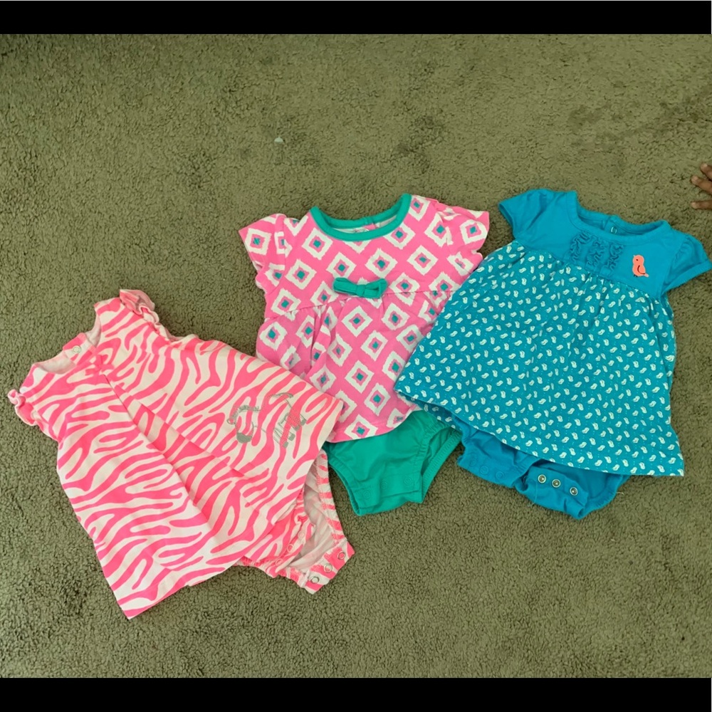 3 onsie dresses